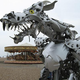 Illustration for article titled Hubcap Sculptures Make Robot Pets